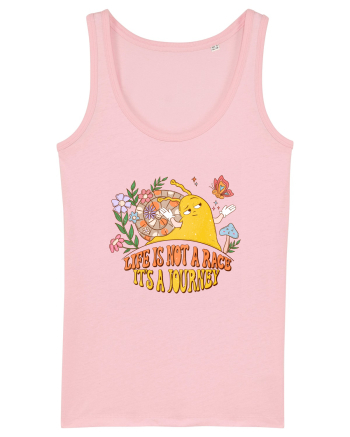 Life Is Not A Race It's A Journey Cotton Pink