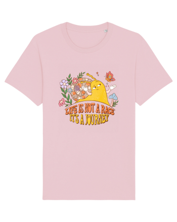 Life Is Not A Race It's A Journey Cotton Pink