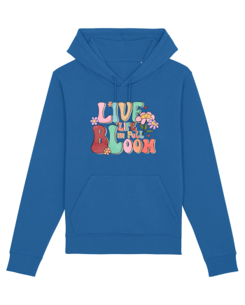 Live Life In Full Bloom Royal Blue