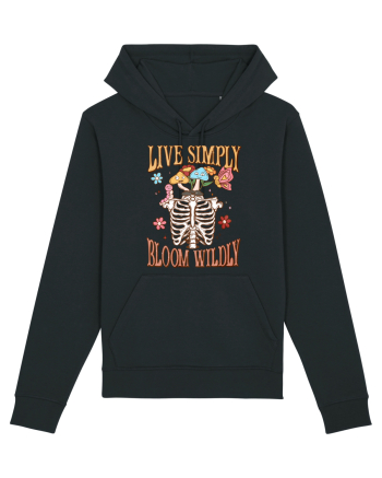 Live Simply Bloom Wildly Black