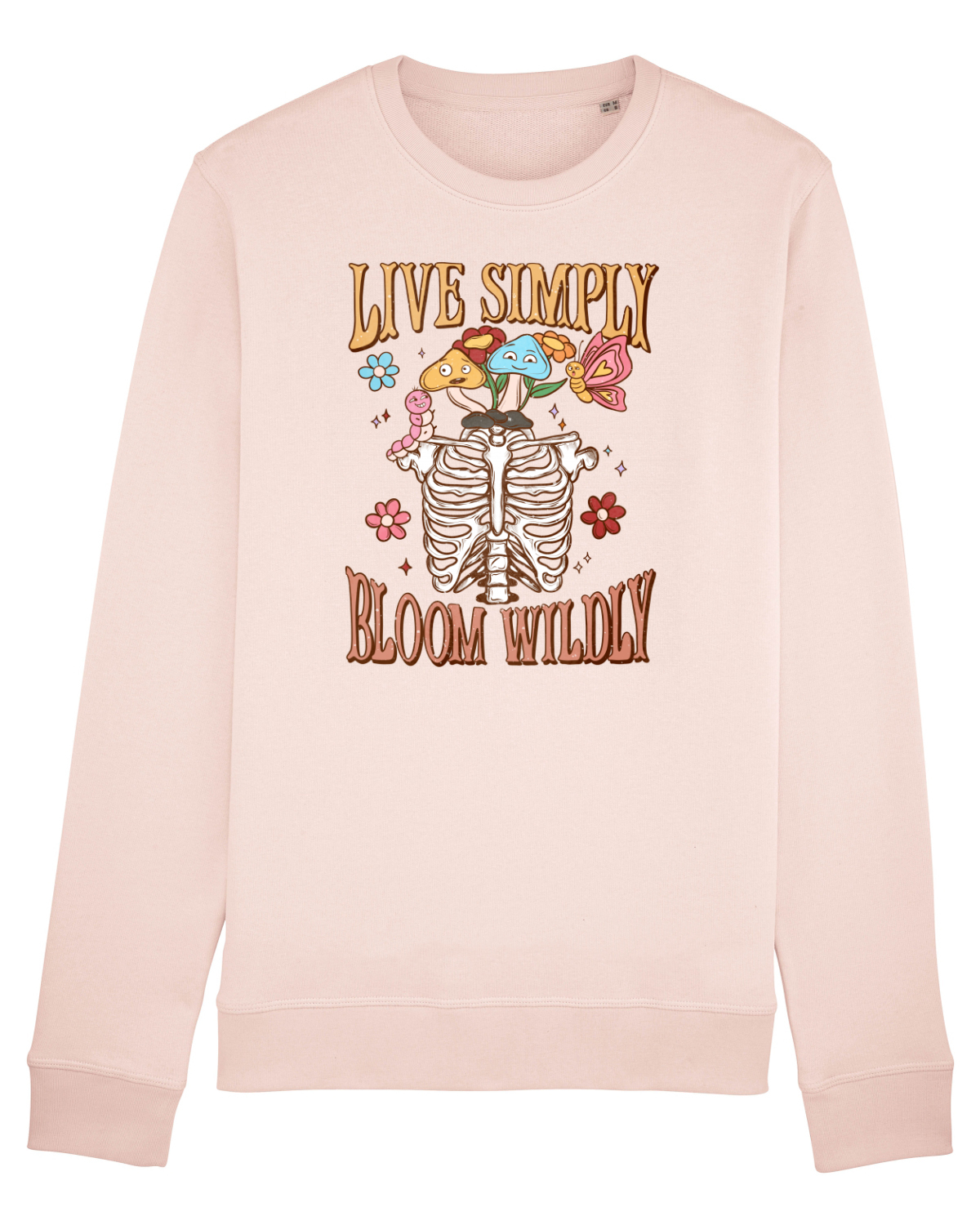 Bluză mânecă lungă Unisex Rise Candy Pink