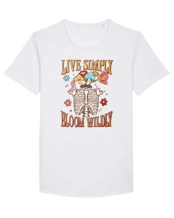 Live Simply Bloom Wildly White