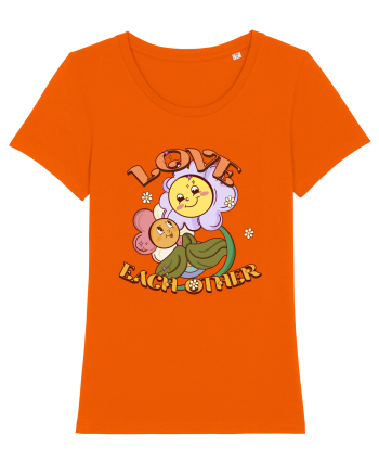 Love Each Other Bright Orange