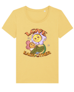 Love Each Other Tricou mânecă scurtă guler larg fitted Damă Expresser