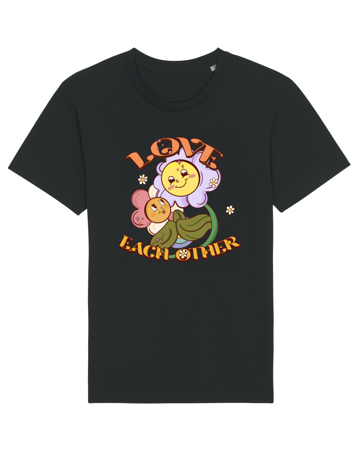 Tricou mânecă scurtă Unisex Rocker Black