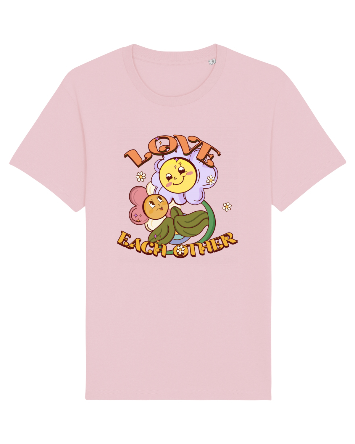 Tricou mânecă scurtă Unisex Rocker Cotton Pink