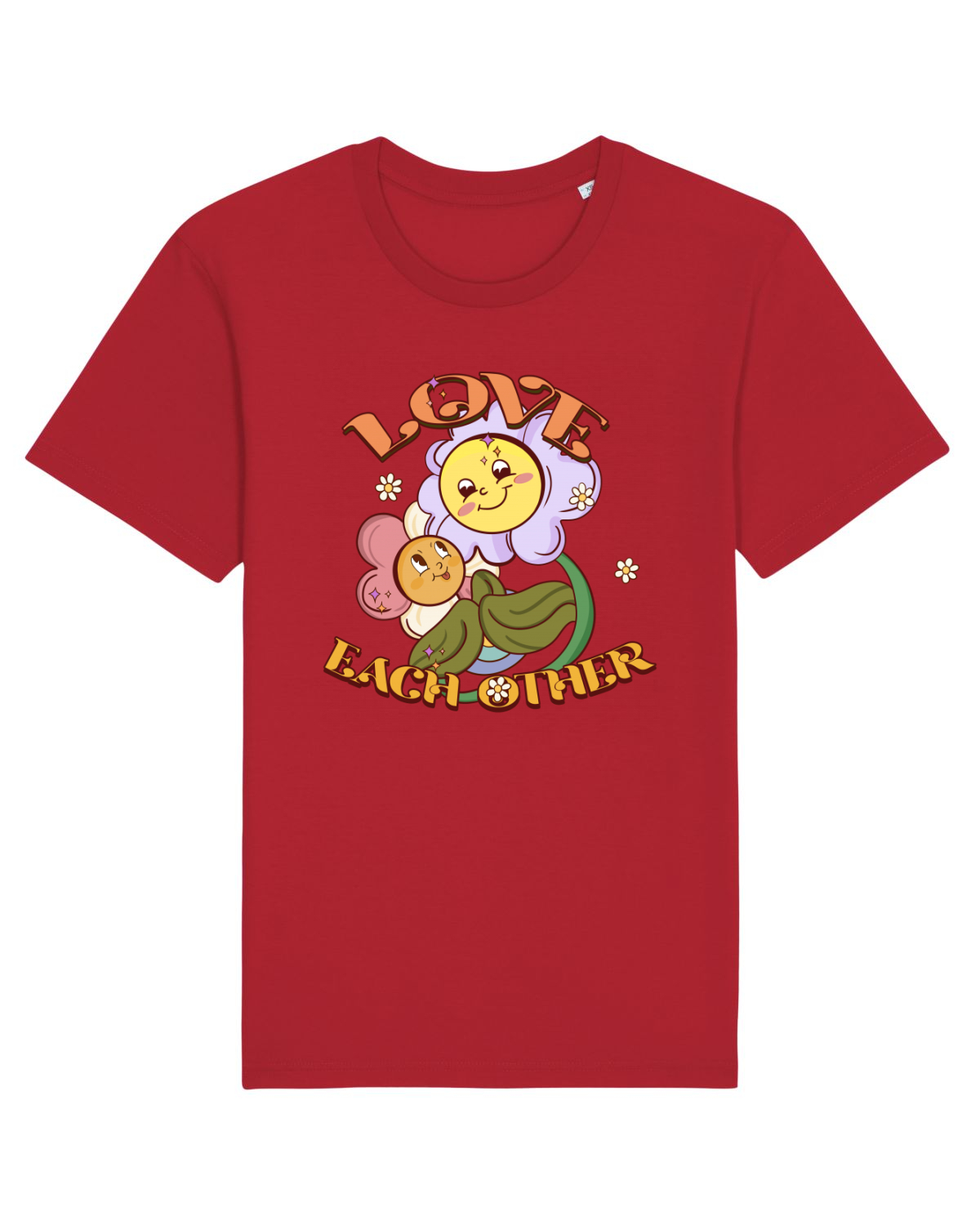 Tricou mânecă scurtă Unisex Rocker Red
