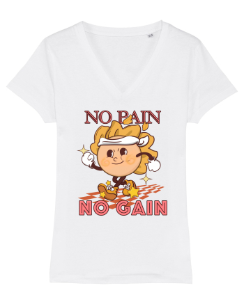 No Pain No Gain White