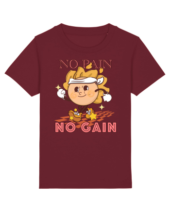 No Pain No Gain Burgundy
