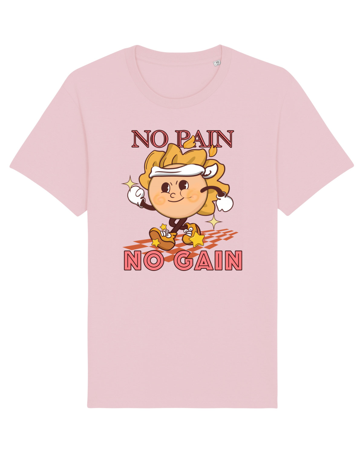 Tricou mânecă scurtă Unisex Rocker Cotton Pink
