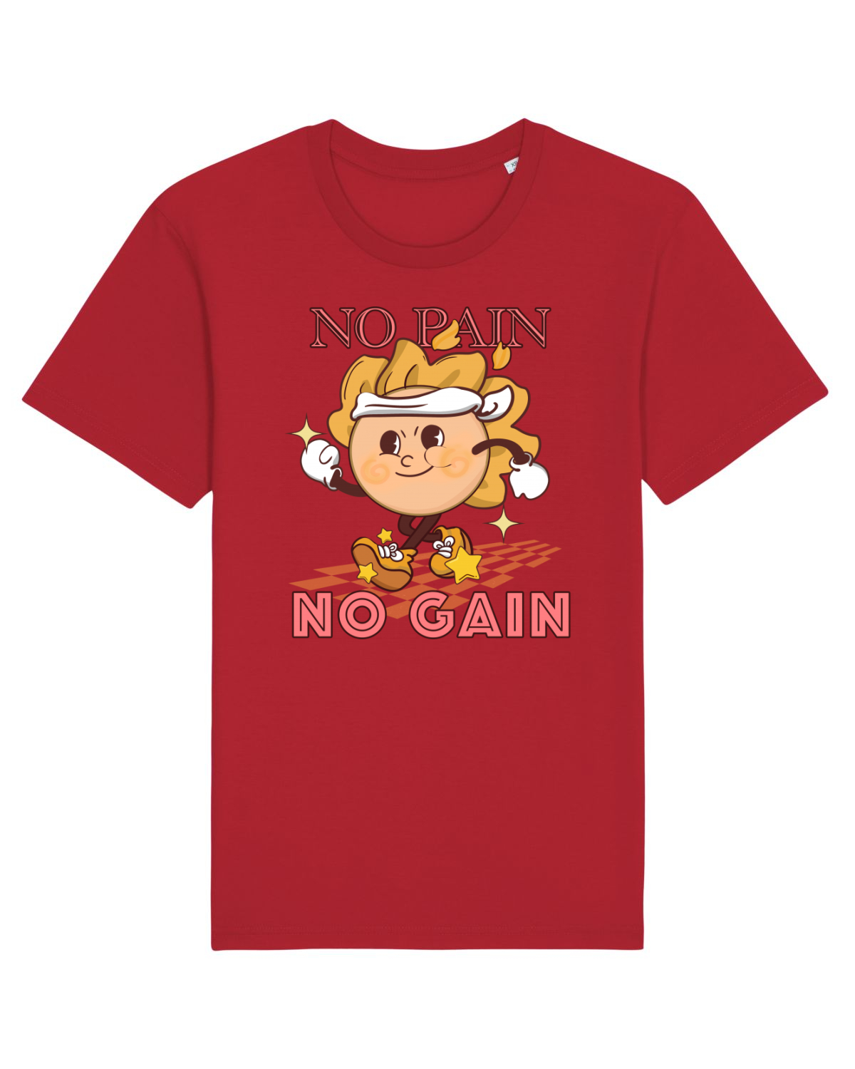 Tricou mânecă scurtă Unisex Rocker Red