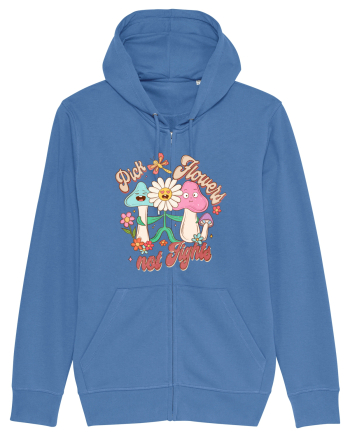 Pick Flowers Not Fights Bright Blue