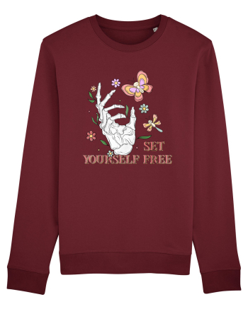 Set Yourself Free Burgundy