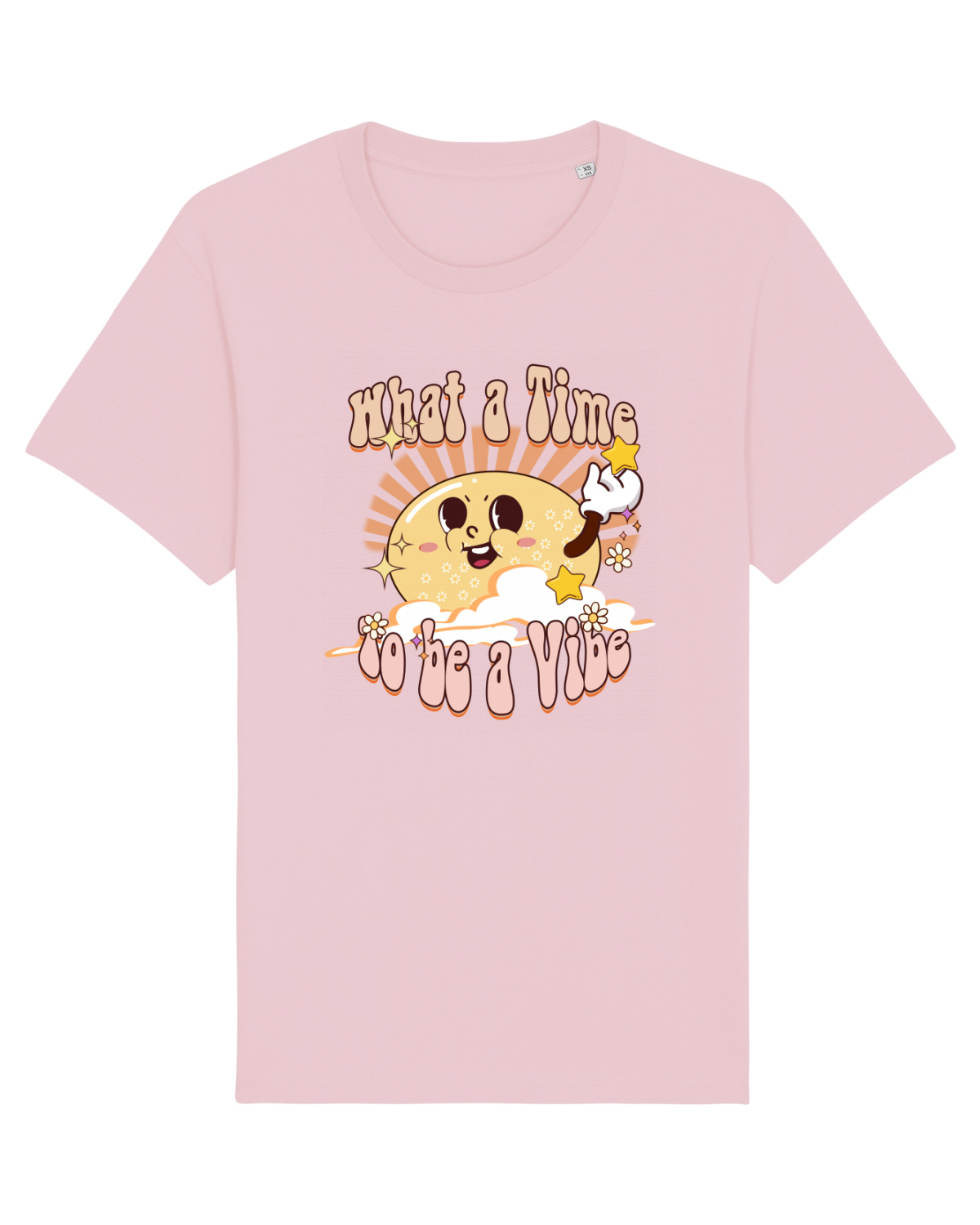 Tricou mânecă scurtă Unisex Rocker Cotton Pink