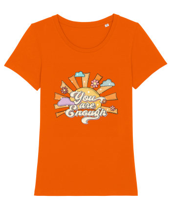 You Are Enough Bright Orange