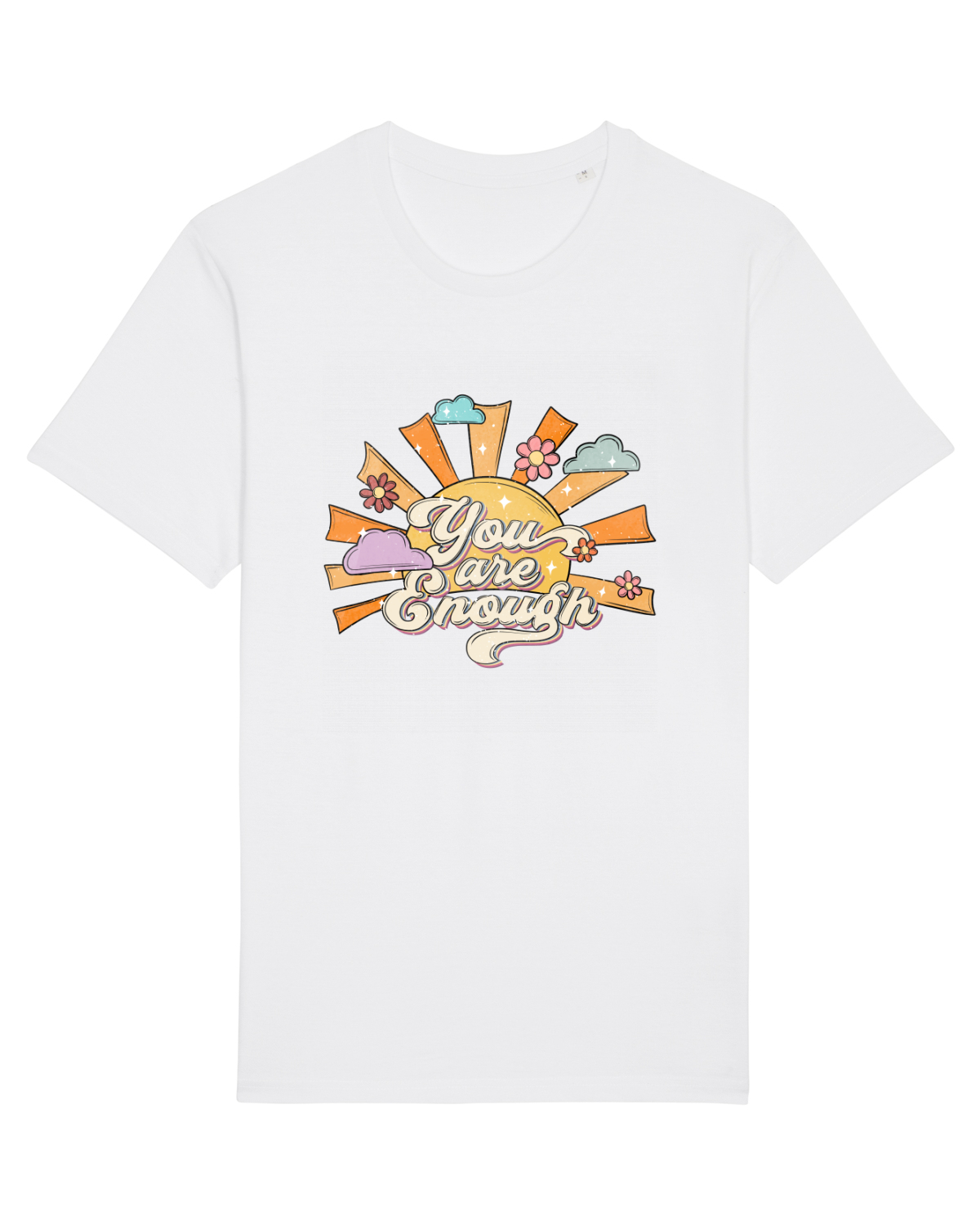 Tricou mânecă scurtă Unisex Rocker White