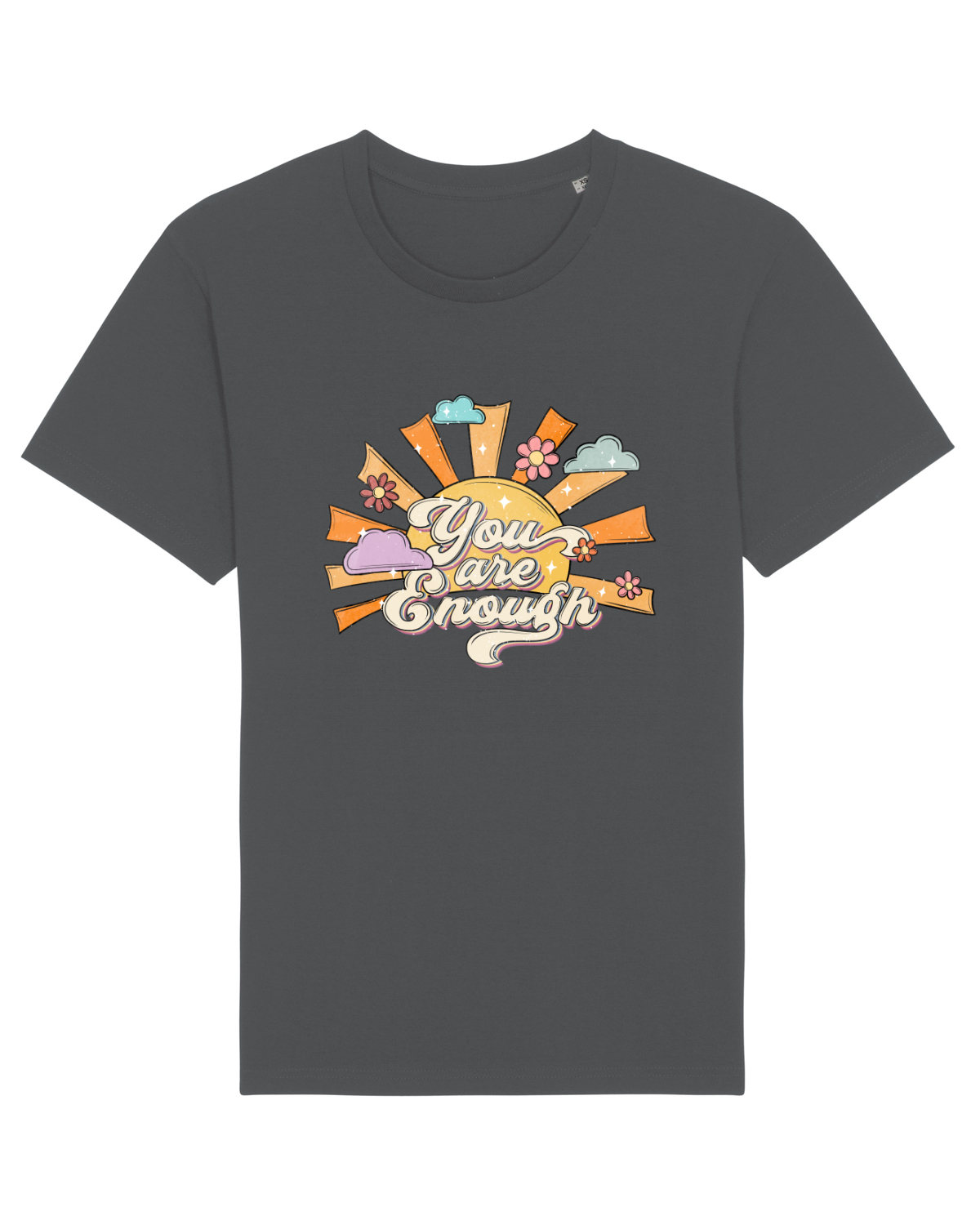 Tricou mânecă scurtă Unisex Rocker Anthracite