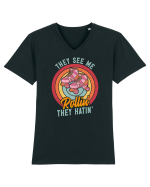 They See Me Rollin' They Hatin' Tricou mânecă scurtă guler V Bărbat Presenter