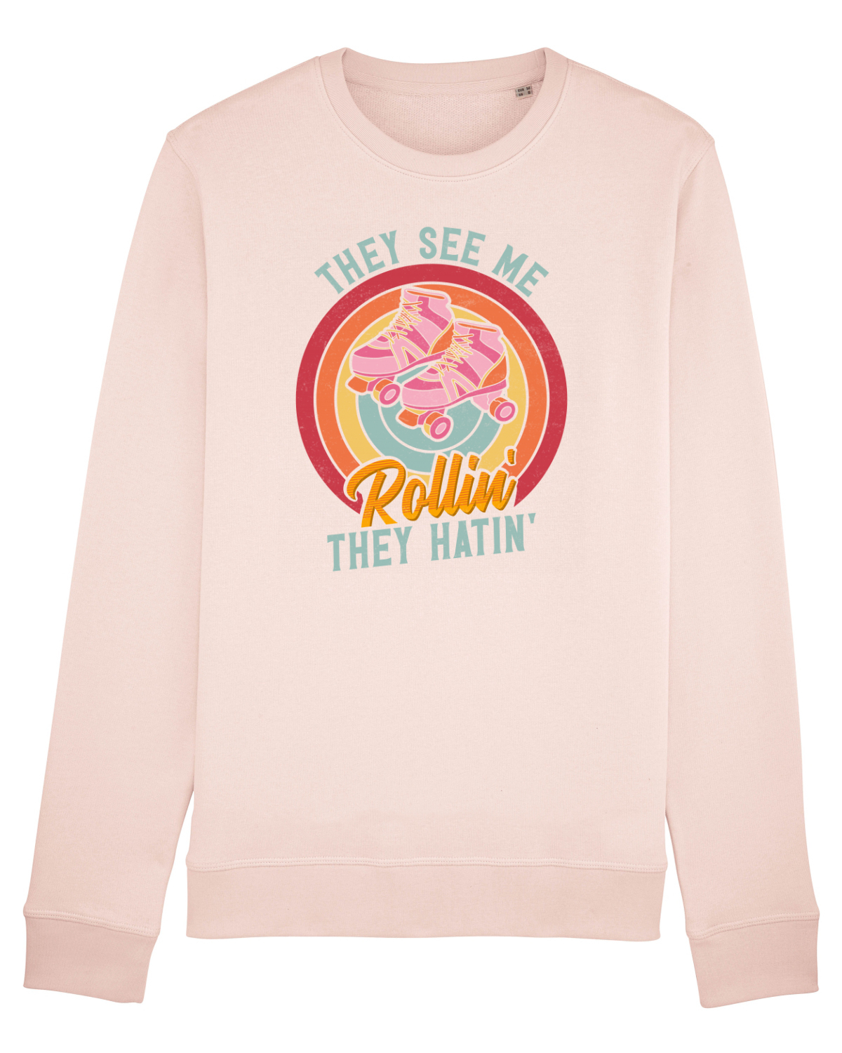 Bluză mânecă lungă Unisex Rise Candy Pink