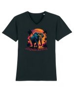 majestic serenity Tricou mânecă scurtă guler V Bărbat Presenter