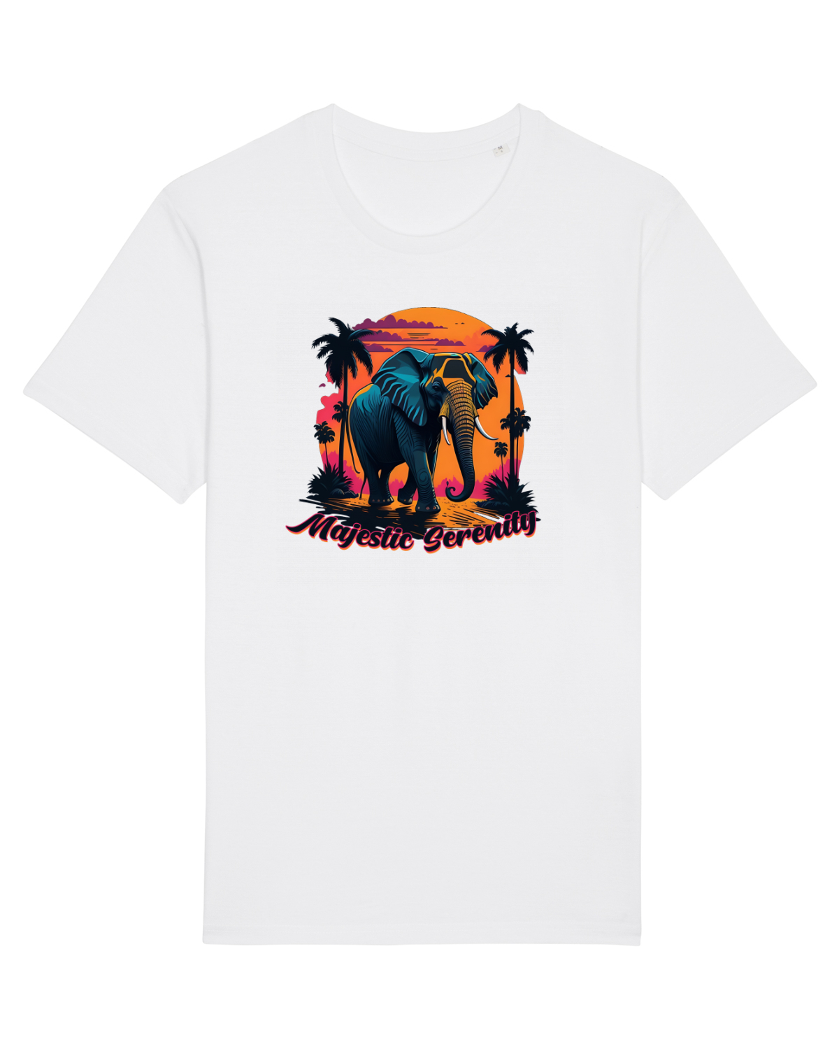 Tricou mânecă scurtă Unisex Rocker White