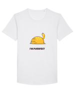 Purrfect Tricou mânecă scurtă guler larg Bărbat Skater