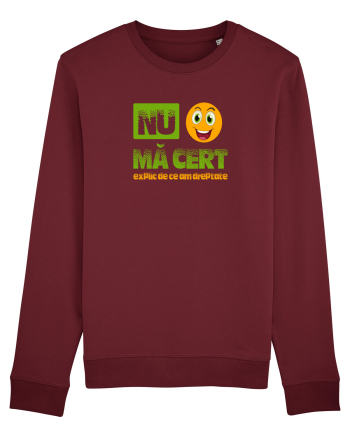 Nu ma cert, explic de ce am dreptate Burgundy