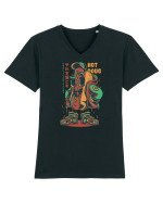 Hot Doug Tricou mânecă scurtă guler V Bărbat Presenter