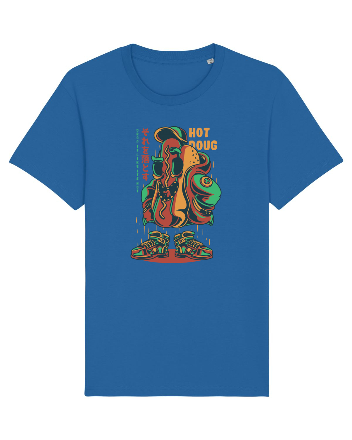 Tricou mânecă scurtă Unisex Rocker Royal Blue