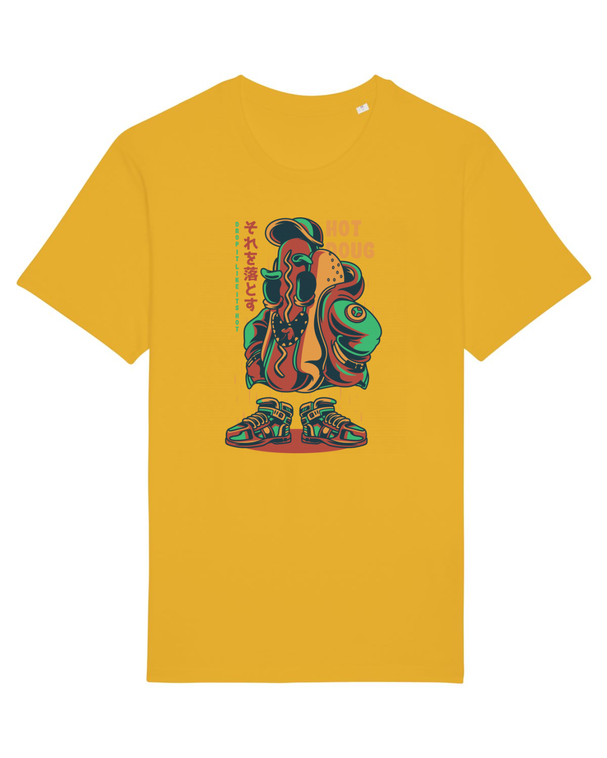 Tricou mânecă scurtă Unisex Rocker Spectra Yellow