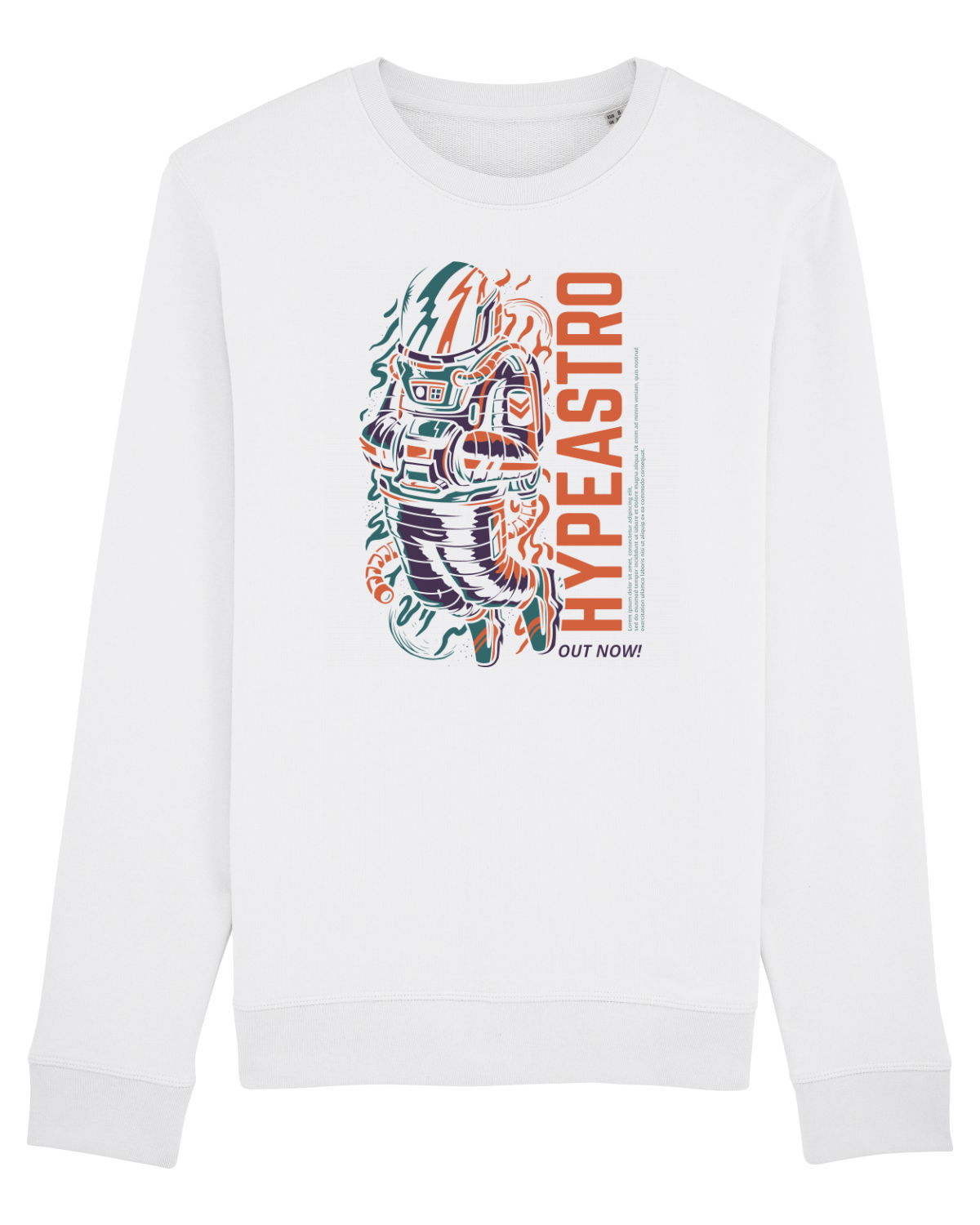 Bluză mânecă lungă Unisex Rise White