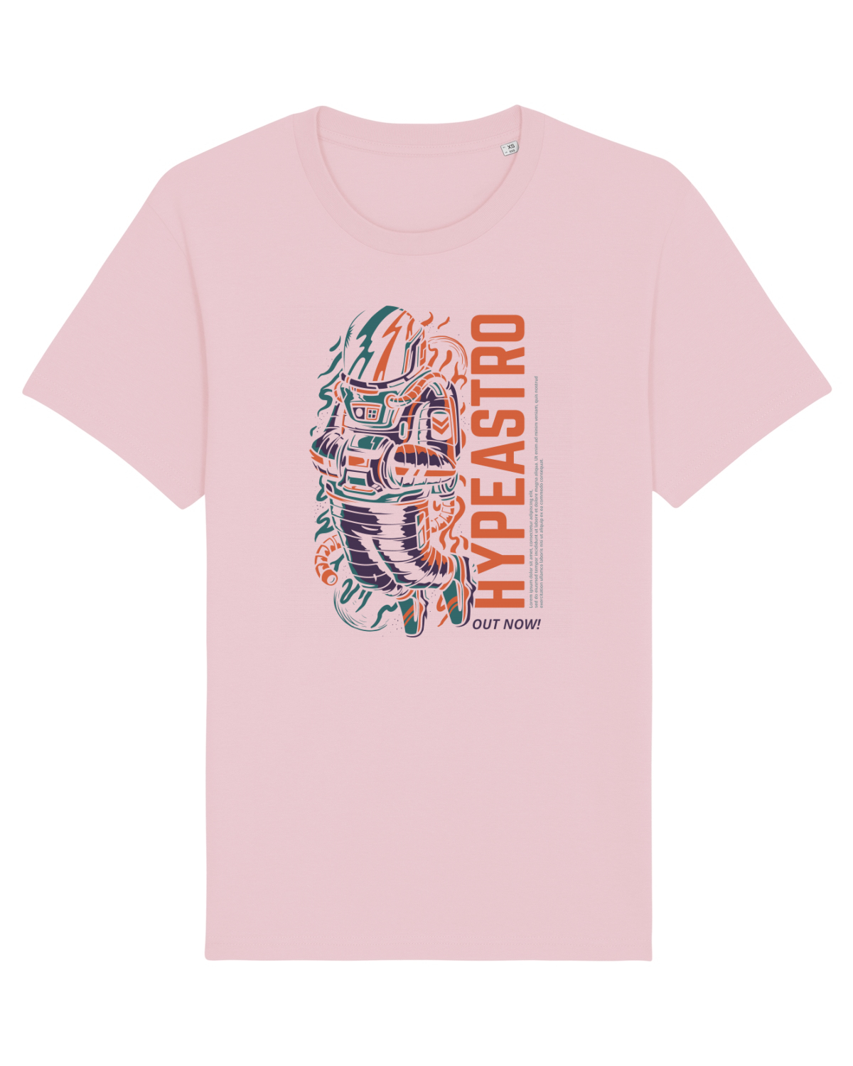 Tricou mânecă scurtă Unisex Rocker Cotton Pink
