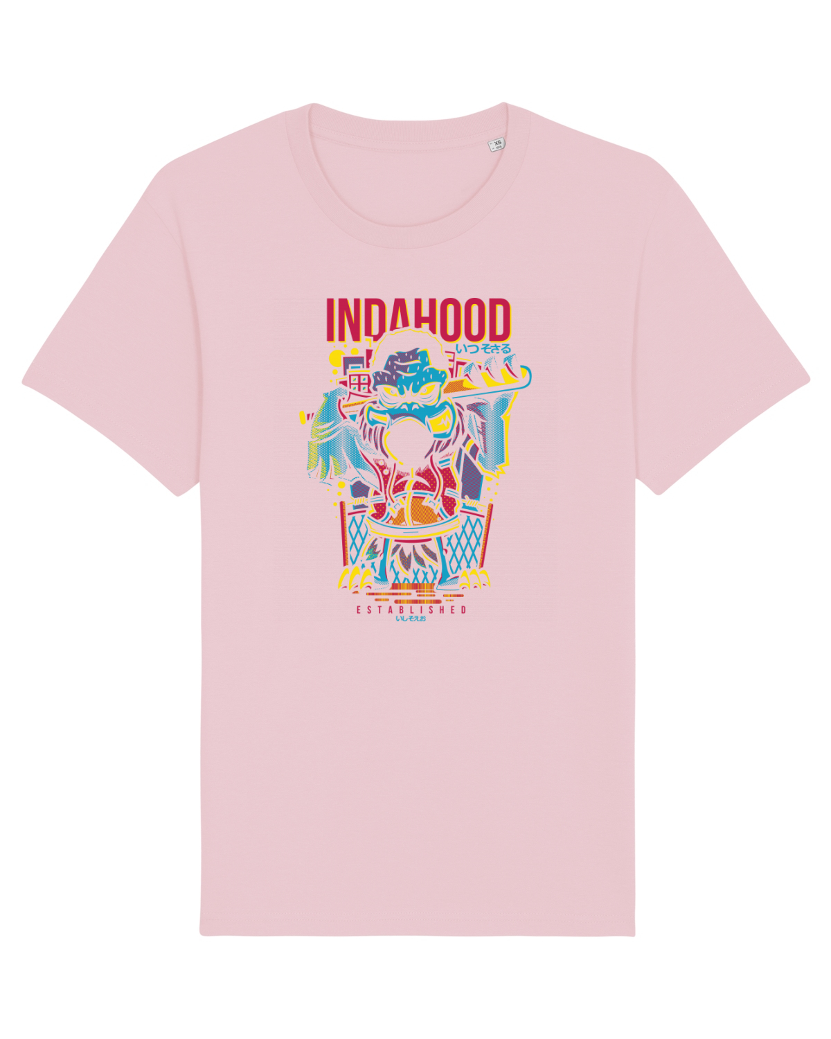 Tricou mânecă scurtă Unisex Rocker Cotton Pink