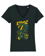 Kidzz Tricou mânecă scurtă guler V Damă Evoker