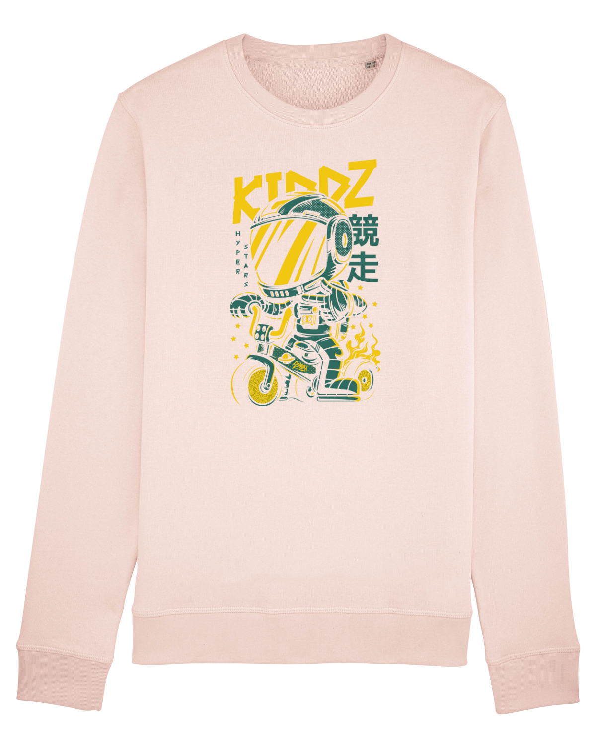 Bluză mânecă lungă Unisex Rise Candy Pink