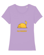 Purrfect Tricou mânecă scurtă guler larg fitted Damă Expresser