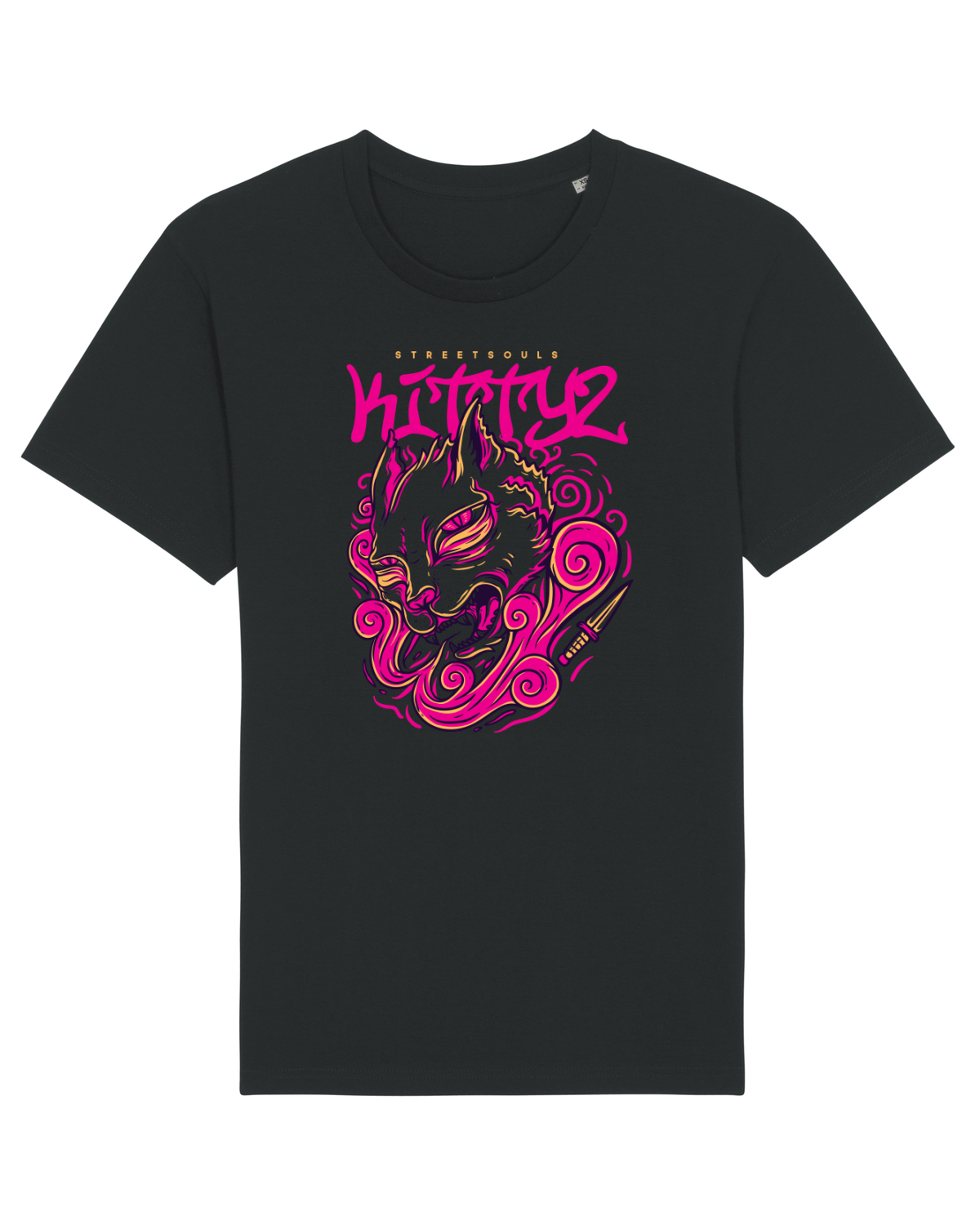Tricou mânecă scurtă Unisex Rocker Black