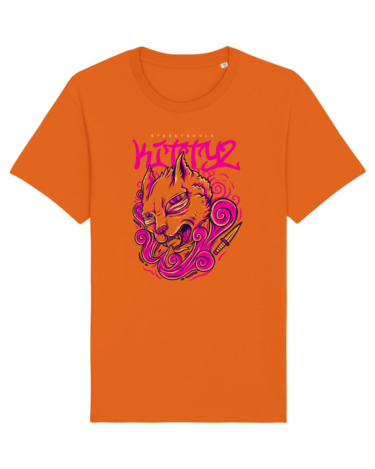 Tricou mânecă scurtă Unisex Rocker Bright Orange