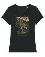 Machine War Tricou mânecă scurtă guler larg fitted Damă Expresser