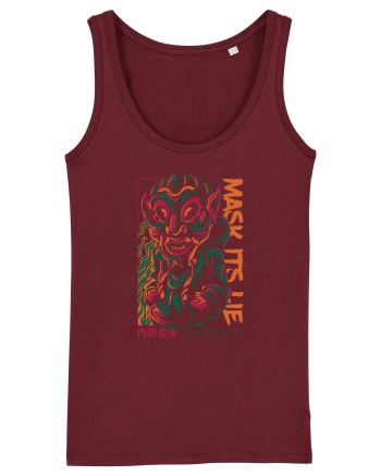 Mask It's Lie Burgundy