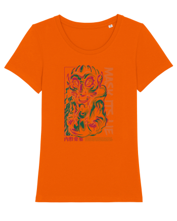 Mask It's Lie Bright Orange
