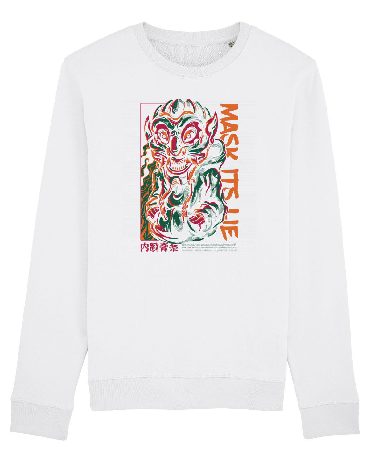 Bluză mânecă lungă Unisex Rise White