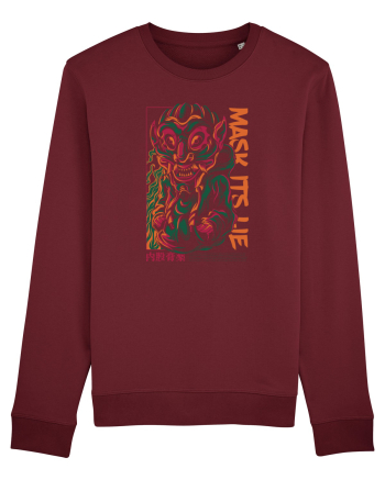 Mask It's Lie Burgundy