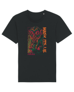 Mask It's Lie Tricou mânecă scurtă Unisex Rocker