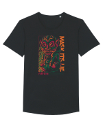 Mask It's Lie Tricou mânecă scurtă guler larg Bărbat Skater
