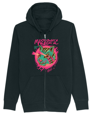 Mazestic Awesome Trippy Cat Black