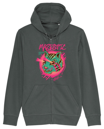 Mazestic Awesome Trippy Cat Anthracite
