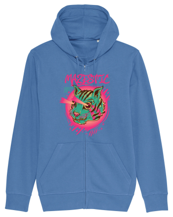 Mazestic Awesome Trippy Cat Bright Blue