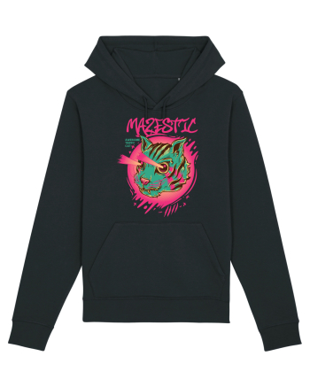 Mazestic Awesome Trippy Cat Black