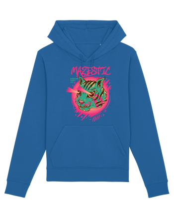 Mazestic Awesome Trippy Cat Royal Blue